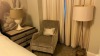 ROOM 2343 FURNITURE: KING SIZE BED FRAME, CHAIR, KEURIG COFFEE MAKER, LAMPS, SAMSUNG TELEVISION, NIGHT STAND, DESK WITH CHAIR & IRON ( NO FIXTURES: LIGHT FIXTURES, TOILET, SINK, TUB, ETC NOT INCLUDED), (LOCATION: WARDMAN TOWER) - 2