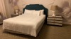 ROOM 2348 FURNITURE: KING SIZE BED FRAME, CHAIR, KEURIG COFFEE MAKER, MINI FRIDGE, LAMPS, (2) SAMSUNG TELEVISION, NIGHT STAND, COMMODE, DESK WITH CHAIR, SOFA, MARBLE TOP TABLE, COFFEE TABLE WITH CHAIRS & IRON ( NO FIXTURES: LIGHT FIXTURES, TOILET, SINK, T