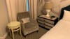 ROOM 2365 FURNITURE: KING SIZE BED FRAME, CHAIR, KEURIG COFFEE MAKER, MINI FRIDGE, LAMPS, SAMSUNG TELEVISION, NIGHT STAND, DESK WITH CHAIR & IRON ( NO FIXTURES: LIGHT FIXTURES, TOILET, SINK, TUB, ETC NOT INCLUDED), (LOCATION: WARDMAN TOWER) - 2