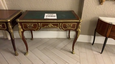 VINTAGE FRENCH DESK 40 INCH W X 22 INCH D X 31 INCH H, (LOCATION: WARDMAN TOWER)