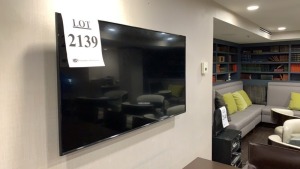 LOT OF (3) 50 INCH WALL MOUNTED SAMSUNG TELEVISIONS (LOCATION: 10TH FLOOR CONCIERGE LOUNGE)