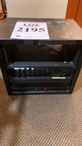 TOA 900 SERIES II AMPLIFIER A-912MK2 WITH RACK, (LOCATION: FITNESS CENTER)