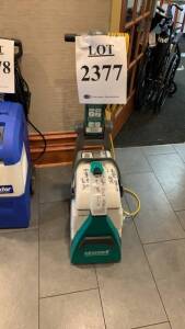 BISSELL BIG GREEN COMMERCIAL FLOOR FINISHING MACHINE MODEL: 10N2, 120V (LOCATION: MAIN LOBBY BY WOODLEY PARK GIFT SHOP)