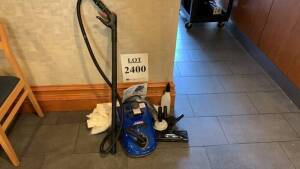 APX 390 PORTABLE STEAM CLEANER (LOCATION: MAIN LOBBY BY WOODLEY PARK GIFT SHOP)