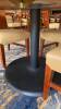 LOT OF (4) FOLDABLE WOOD ROUND TABLES AND METAL BASE 51 INCH WITH (4) CHAIRS EACH - 3