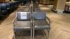 LOT OF (20) SIDE CHAIRS WITH WOOD FRAME (LOCATION: LOBBY LOUNGE)