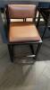 WOOD TABLE WITH CHARGING OUTLETS 8FT X 3FT AND (6) CHAIRS (LOCATION: LOBBY LOUNGE) - 3