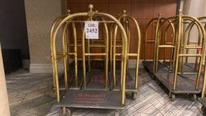 LOT (7) FORBES INDUSTRIES LUGGAGE CARTS (LOCATION: MAIN LOBBY)