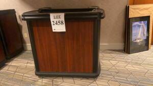 LOT OF (2) PORTABLE BAR STATIONS 54 INCH X 25 INCH X 49 INCH (LOCATION: MAIN LOBBY FRONT OF BIG BALL ROOM)