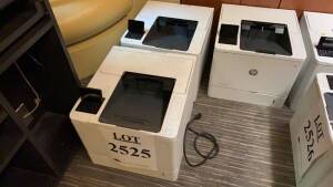 LOT OF (4) LASER JET ENTERPRISE M607 PRINTERS (LOCATION: MAIN LOBBY BEHIND CHECK IN AREA)