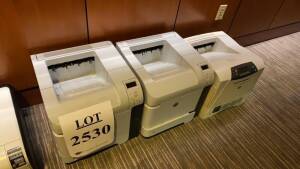 LOT OF (5) ASSTD HP PRINTERS (LOCATION: MAIN LOBBY)