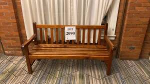 LOT OF (4) WOOD BENCHES, (LOCATION: WARDMAN TOWER)