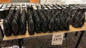 LOT OF (95) ASSTD IRONS (SOME CRACKED)(LOCATION: 1ST FLOOR THURGOOD MARSHALL BALLROOM)