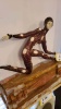 18" AFTER CHIPARUS BRONZE STATUE "LEOPARD DANCERS" - 2