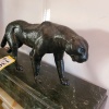 20" AFTER CHIPARUS BRONZE STATUE "STALKING PANTHER" - 2