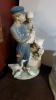 LOT OF 3 - LLADRO FIGURES13" FIGURE "HORSES"13" FIGURE "DUTCH FAMILY"17" FIGURE "GIRL" - 2