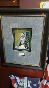 FRAMED AFTER PICASSO PRINT (26X31)