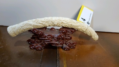 CARVED TUSK