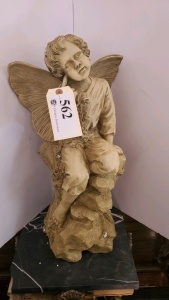 23" CAST RESIN STATUE "BOY"