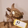 16" SPI GALLERY BRONZE STATUE WITH GOLD WASH "TURTLES" - 2
