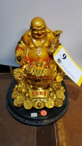 GOLD PLATED BUDDHA FIGURE