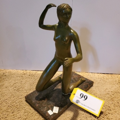 15" AFTER LEO MOL BRONZE STATUE