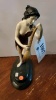 14” BRONZE STATUE AFTER CHIPARUS “GIRL WITH MANDOLIN”