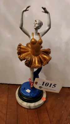 15” BRONZE STATUE UNSIGNED “BALLERINA”