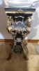 LOT OF 2 38" ORNATE FRENCH DISPLAY PEDESTAL (DAMAGED) - 2