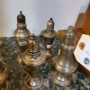 LOT OF ASSORTED STERLING SILVER SALT AND PEPPER SHAKERS - 3