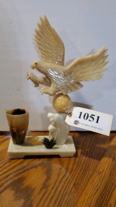 15” CARVED JADE “EAGLE”