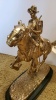 11” BRONZE STATUE AFTER REMINGTON WITH SILVER WASH “COWBOY” - 2