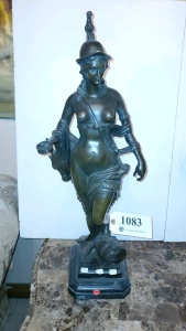 28” BRONZE STATUE AFTER A. CARRIER