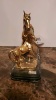 9” BRONZE STATUE WITH SILVER WASH “HORSE” - 2