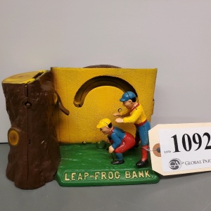 MECHANICAL BANK “LEAP-FROG”