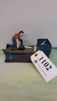 MECHANICAL BANK “BOWLING”