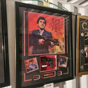 FRAMED SCARFACE MEMORABILIA (28.5X34.5)