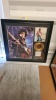 FRAMED JIMI HENDRIX MEMORABILIA (33.5X33.5)