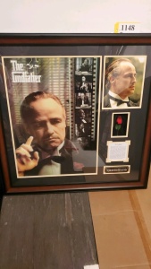 FRAMED GODFATHER MEMORABILIA (33.5X34)