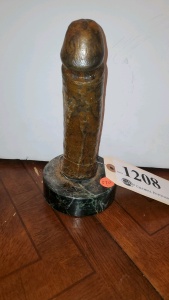 9” BRONZE STATUE UNSIGNED “PENIS”