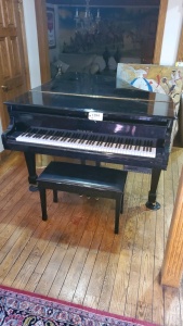 SAMICK GRAND PIANO WITH BENCH