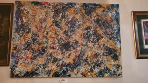 GICLEE PRINT AFTER JACKSON POLLOCK (60X42)