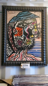 FRAMED CANVAS PAINTING AFTER PICASSO (2.5X33)