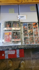 LOT OF 5 BINDERS OF ASSORTED BASKETBALL CARDS