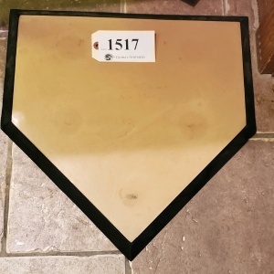 SIGNED HOMEPLATE (SIGNATURE NOT AUTHENTICATED)