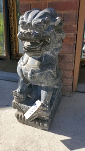28” MARBLE CHINESE GUARDIAN LIONS