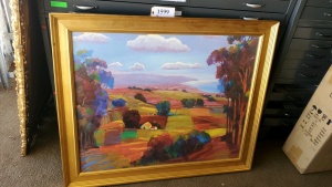 FRAMED ARTWORK UNSIGNED (46.5X38.5)