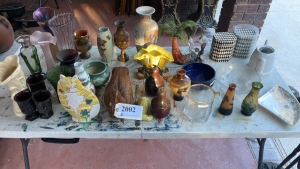 LOT OF ASSORTED VASES AND DECOR
