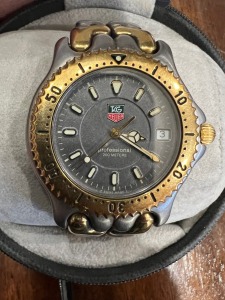 TAG HEUER 2 TONE WATCH, MODEL WG1120-KO with Box