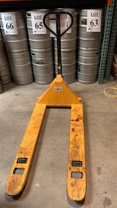 Uline pallet Jack, 5500 lbs capacity , delay pickup